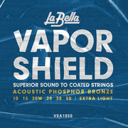 La Bella VSA1050 Vapor Shield akoestische gitaarsnaren, 010-038