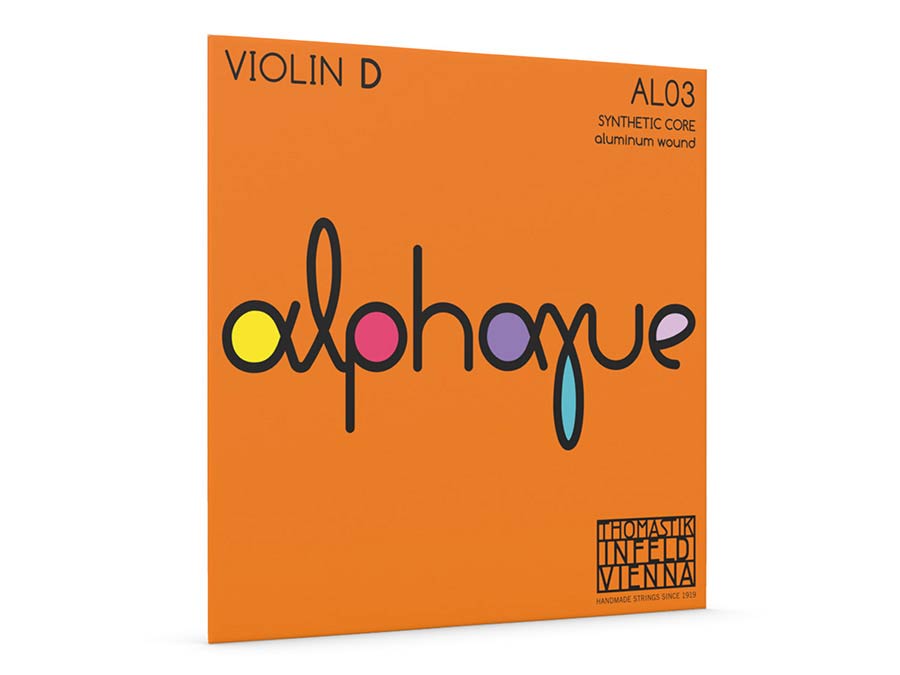 Thomastik-Infeld THAL-03 vioolsnaar D-3 4/4, medium, synthetische kern, aluminum