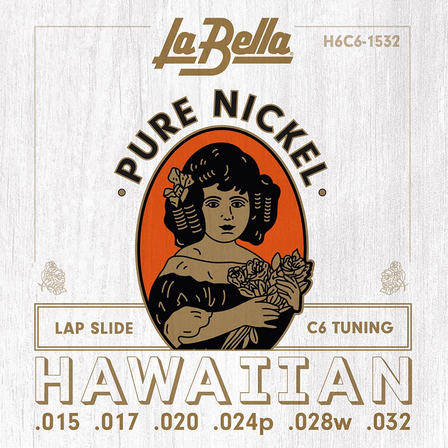 La Bella H6C6-1532 Lap Steel lapsteelsnaren, 015-032