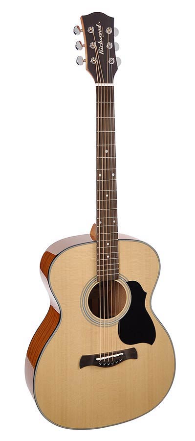Richwood A-40 Master Series handgemaakte auditorium OOO gitaar, massief sparren en mahonie, glanzend afgewerkt