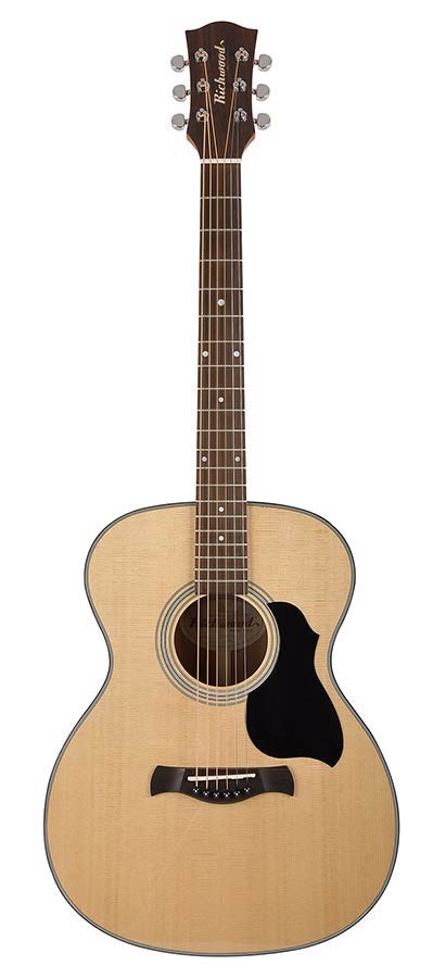 Richwood A-40 Master Series handgemaakte auditorium OOO gitaar, massief sparren en mahonie, glanzend afgewerkt