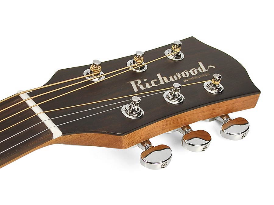 Richwood A-40 Master Series handgemaakte auditorium OOO gitaar, massief sparren en mahonie, glanzend afgewerkt