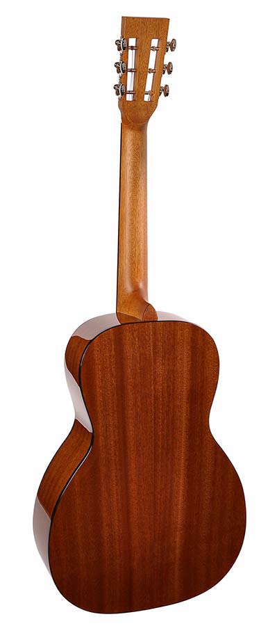 Richwood P-40 Master Series handgemaakte parlor gitaar, massief sparren en mahonie, glanzend afgewerkt