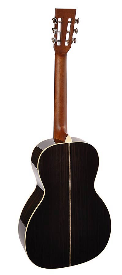 Richwood P-65-VA Master Series handgemaakte parlor gitaar, massief sparren en palissander, vintage aged afgewerkt