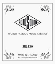 Rotosound SEL130 Swing Bass 66 .130 basgitaarsnaar, stainless steel roundwound, extra long