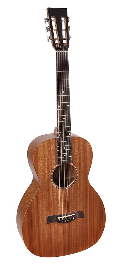 Richwood P-50 Master Series handgemaakte parlor gitaar, massief mahonie