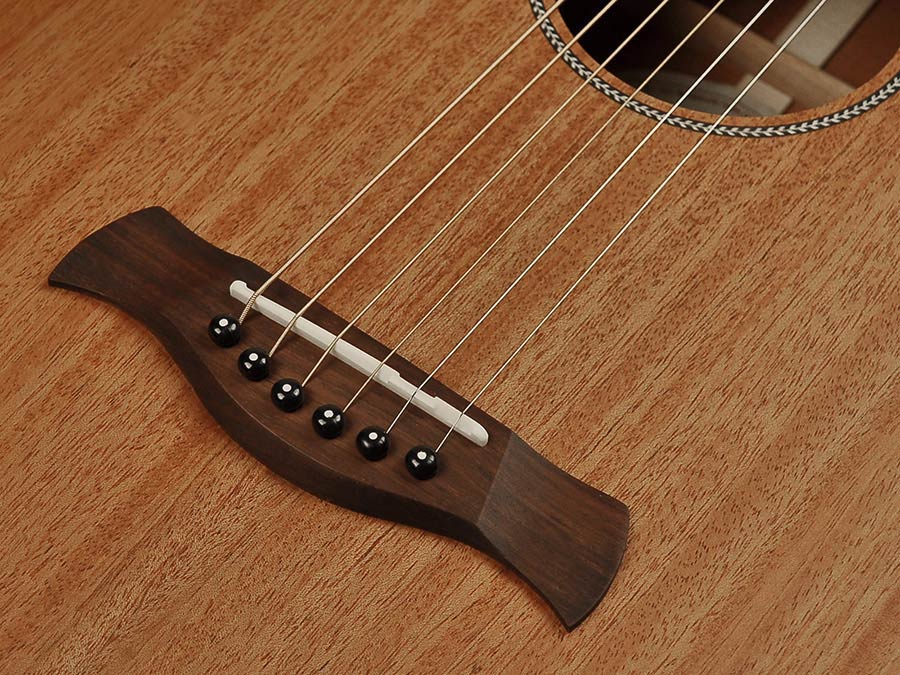 Richwood P-50 Master Series handgemaakte parlor gitaar, massief mahonie