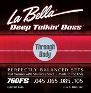 La Bella 760FS-TB Deep Talkin' Bass flatwound bassnaren, normale spanning, 045-105