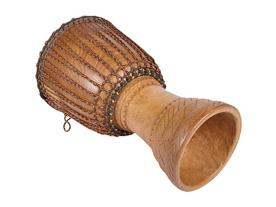 Kangaba KMDM14-PR Prestige djembé uit Mali 14 inch afbeelding 3