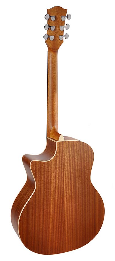 Richwood SWG-110-CE Master Series handgemaakte gitaar "Songwriter M", massief sparren en mahonie, cutaway, Fishman Presys I
