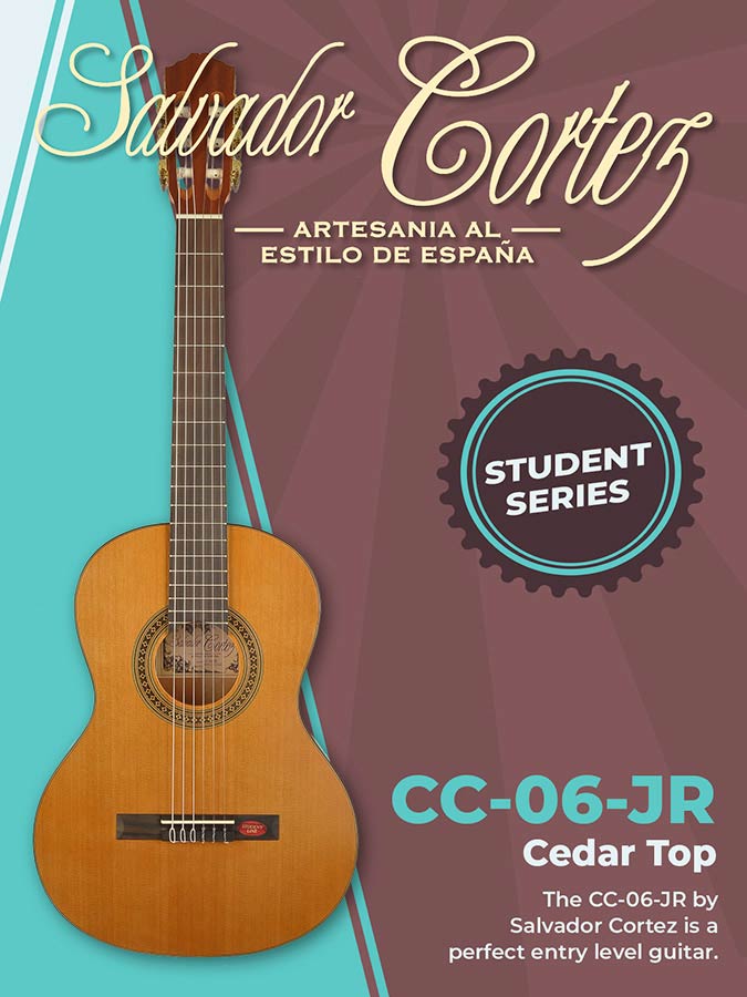 Salvador Cortez CC-06-JR Klassieke Gitaar (Beginners)