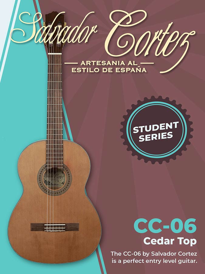 Salvador CC-06 Cortez Student Series Klassieke Gitaar