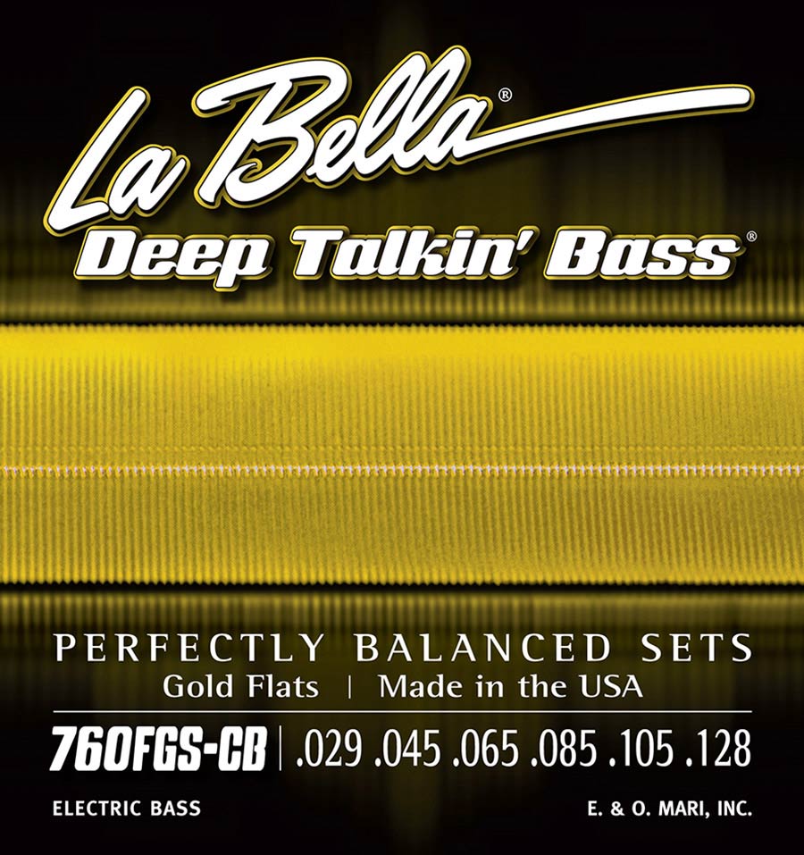 La Bella 760FGS-CB Deep Talkin' Bass flatwound bassnaren, 029-128