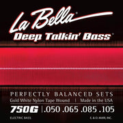La Bella 750G Deep Talkin' Bass tape wound bassnaren, 050-105