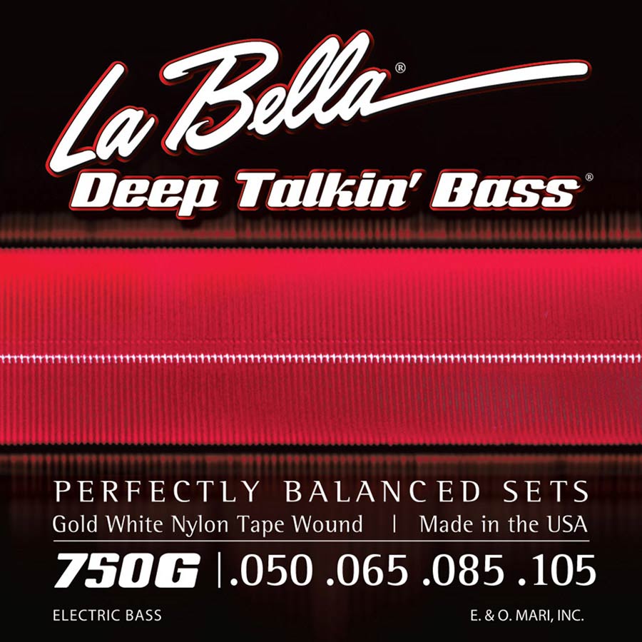La Bella 750G Deep Talkin' Bass tape wound bassnaren, 050-105