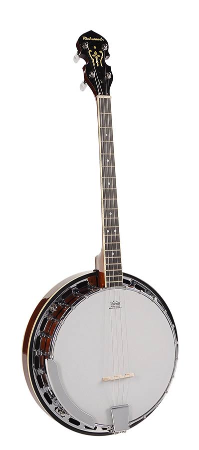 Richwood RMB-604 Heritage Series tenorbanjo 4-snarig, mahonie ketel, 19 frets