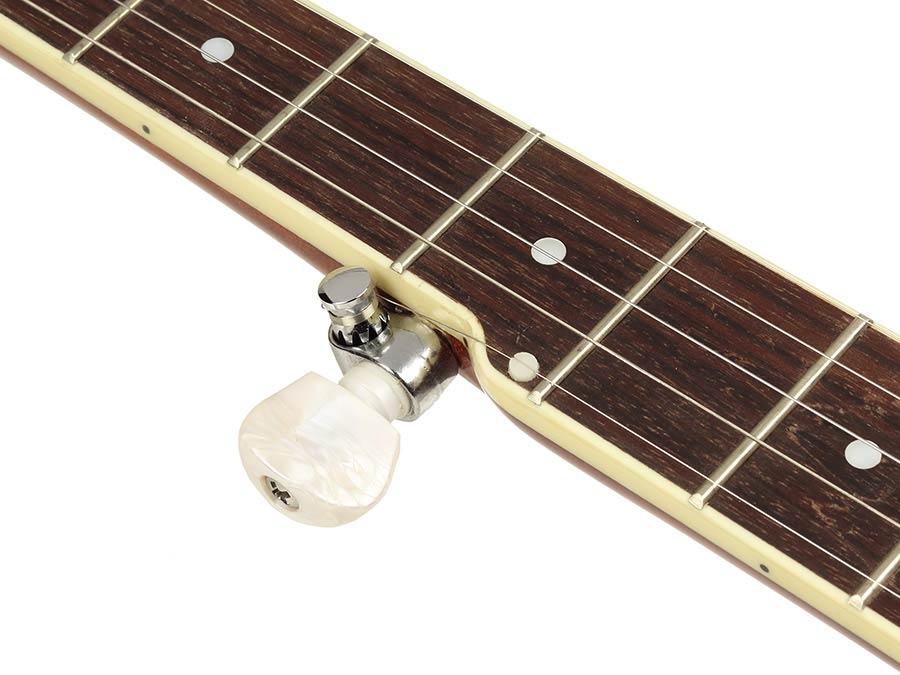 Richwood RMB-405 Heritage Series folkbanjo 5-snarig, open achterkant, 24 beugels