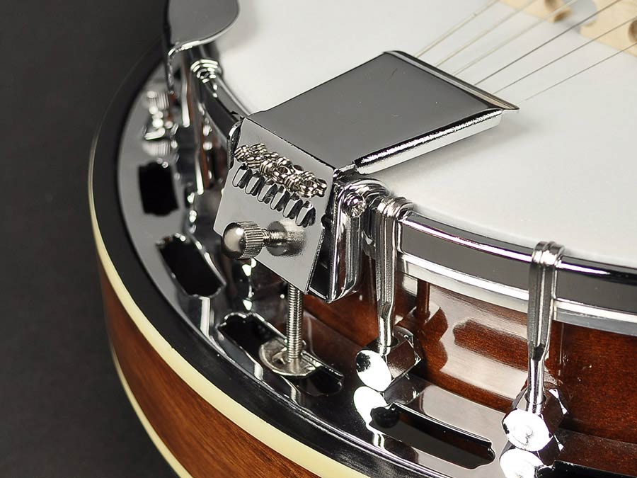 Richwood RMB-606 Heritage Series gitaarbanjo 6-snarig, mahonie ketel, 24 beugels
