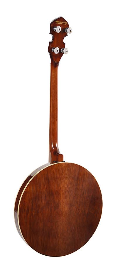 Richwood RMB-904 Heritage Series tenorbanjo 4-snarig, aluminium ketel + tonering, ebben toets, 24 beugels, 19 frets