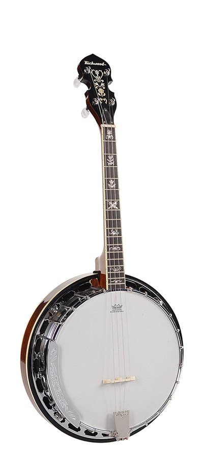 Richwood RMB-904-SS Heritage Series tenorbanjo 4-snarig, aluminium ketel + tonering, peruaans walnoten toets, 24 beugels, 17 frets