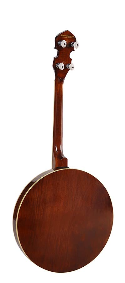 Richwood RMB-904-SS Heritage Series tenorbanjo 4-snarig, aluminium ketel + tonering, peruaans walnoten toets, 24 beugels, 17 frets