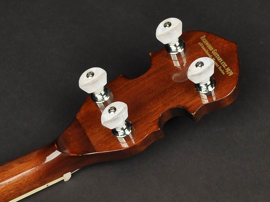 Richwood RMB-904-SS Heritage Series tenorbanjo 4-snarig, aluminium ketel + tonering, peruaans walnoten toets, 24 beugels, 17 frets