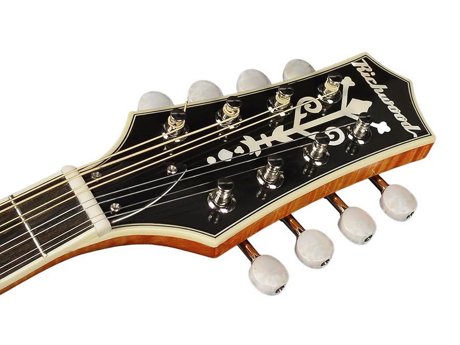 Richwood RMA-110-VS Heritage Series mandoline a-style, massief sparren bovenblad, massief gevlamd esdoorn zij- en achterkant