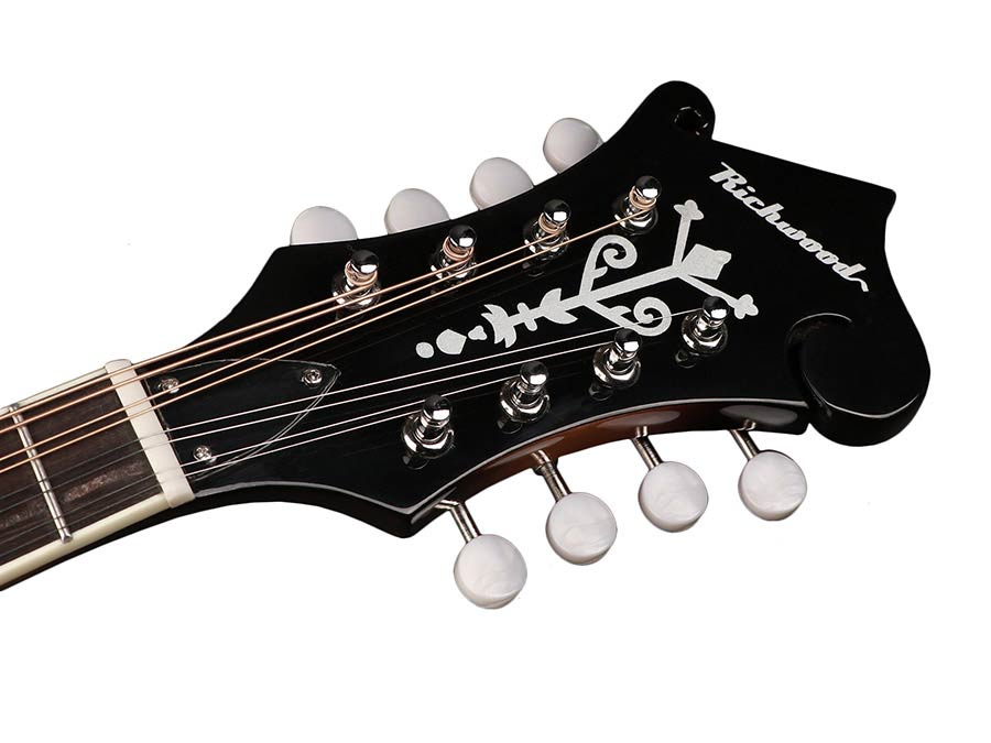 Richwood RMF-60-VS Heritage Series mandoline f-style, sparren bovenblad, esdoorn zij- en achterkant, vintage sunburst