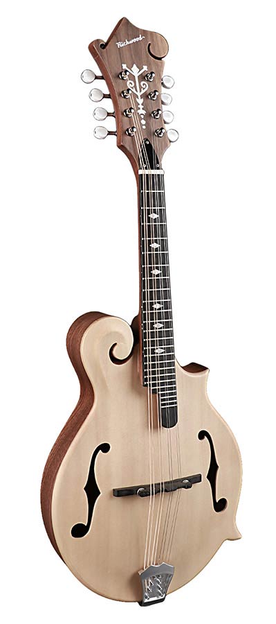 Richwood RMF-80-NT Heritage Series mandoline f-style, massief sparren bovenblad, massief mahonie zij- en achterkant, naturel satijnlak