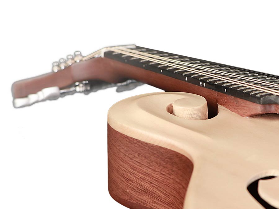 Richwood RMF-80-NT Heritage Series mandoline f-style, massief sparren bovenblad, massief mahonie zij- en achterkant, naturel satijnlak