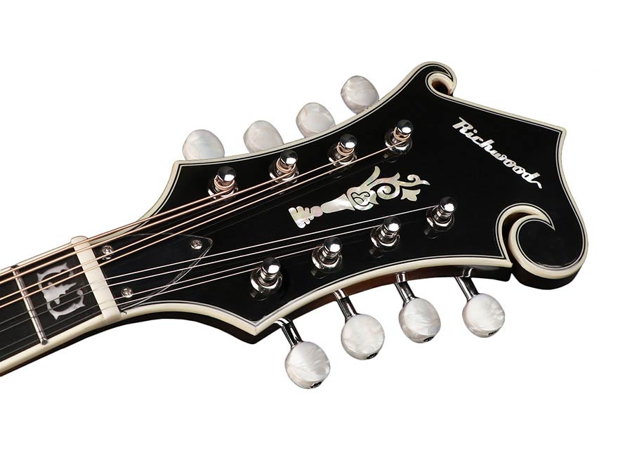 Richwood RMF-100-VS Heritage Series mandoline f-style, massief sparren bovenblad, massief esdoorn zij- en achterkant, vintage sunburst