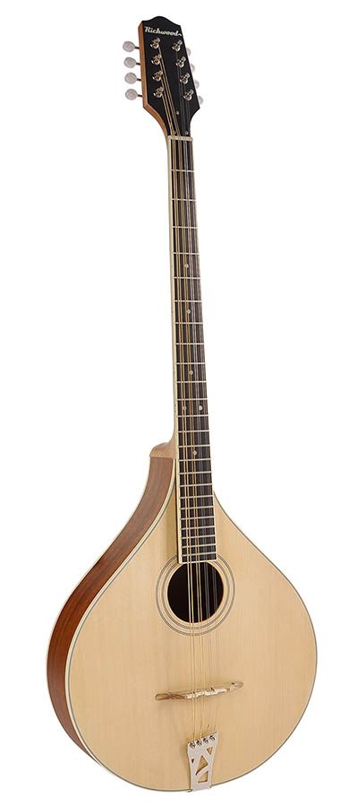 Richwood RIBZ-40 Heritage Series Irish bouzouki, massief sparren bovenblad, sapelli zij- en achterkant, open porie naturel