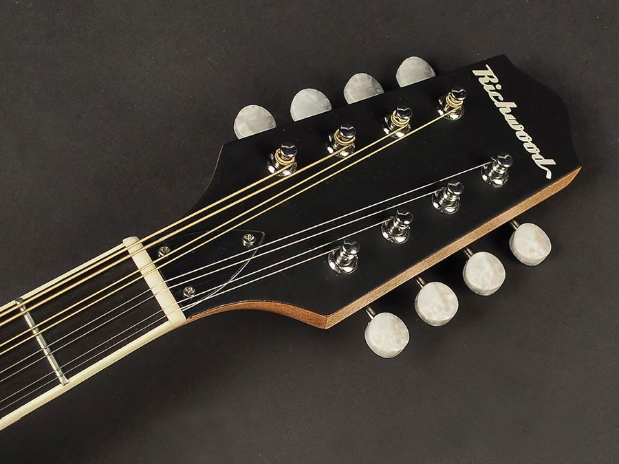Richwood RIBZ-40 Heritage Series Irish bouzouki, massief sparren bovenblad, sapelli zij- en achterkant, open porie naturel