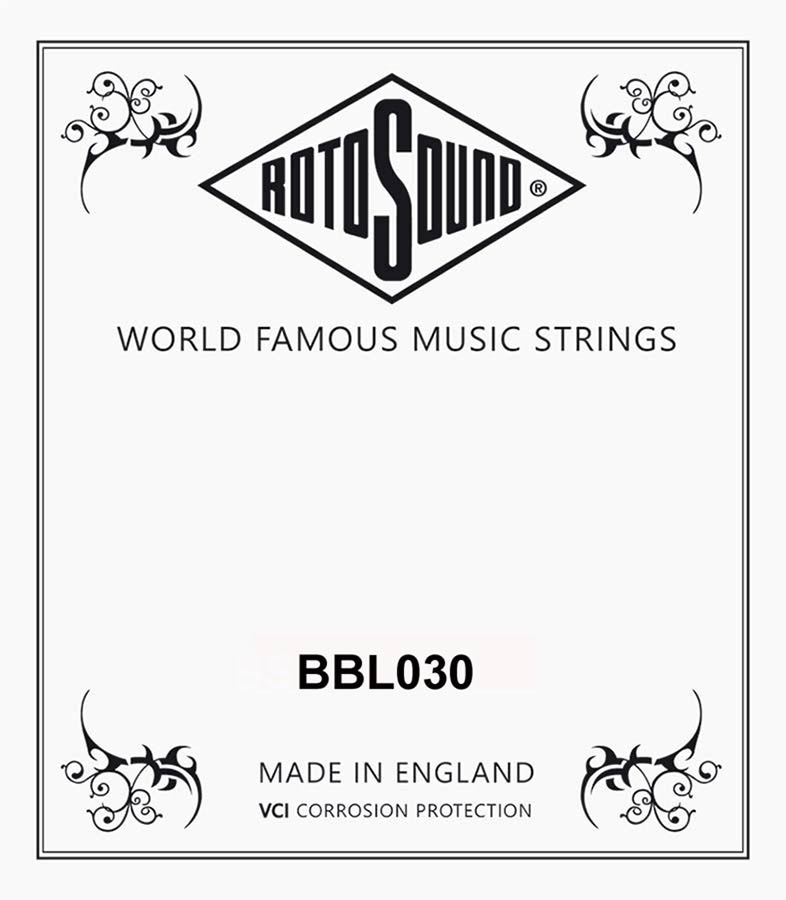 Rotosound BBL030 Bronze Bass 44 .030 snaar voor akoestische bas, phosphor bronze