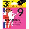 Rotosound R9-31 Roto snarenset voor elektrische gitaar, met gratis gitaarriem