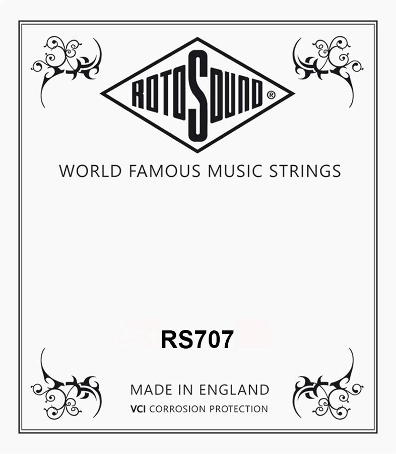 Rotosound RS707 Traditional Instruments .011 bouzouki snaar, stainless steel, loop end