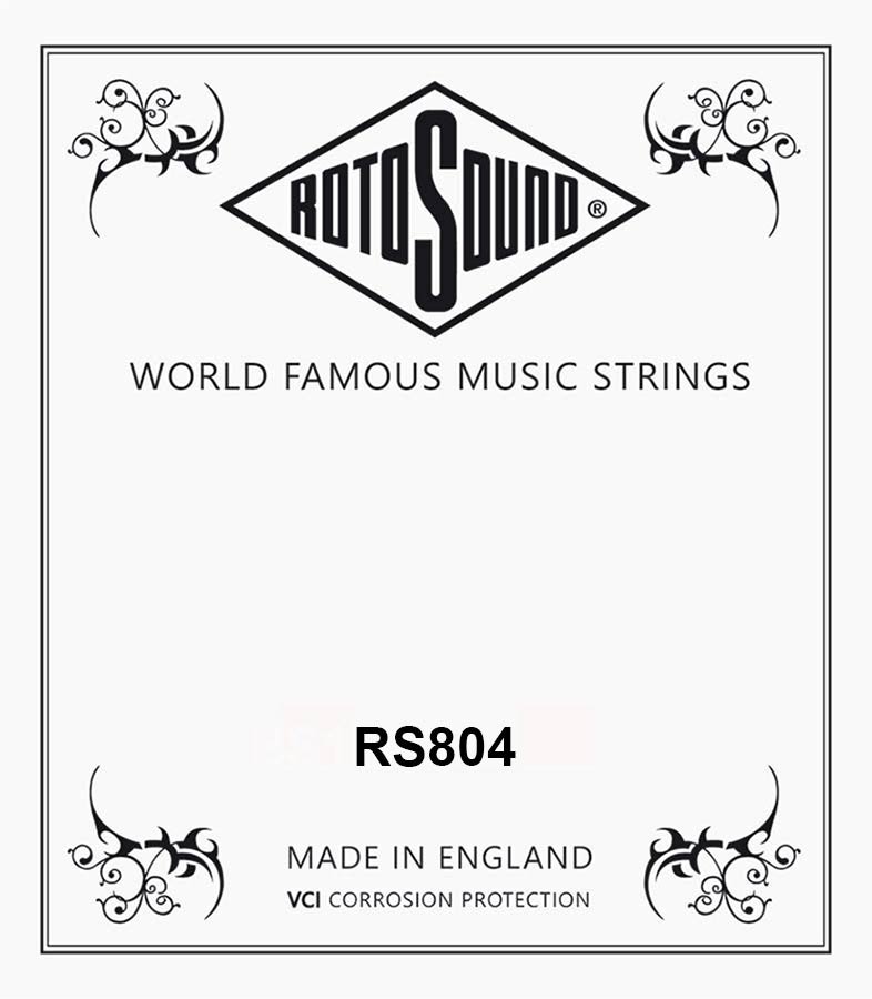 Rotosound RS804 Traditional Instruments .012 mandoline snaar, stainless steel, loop end