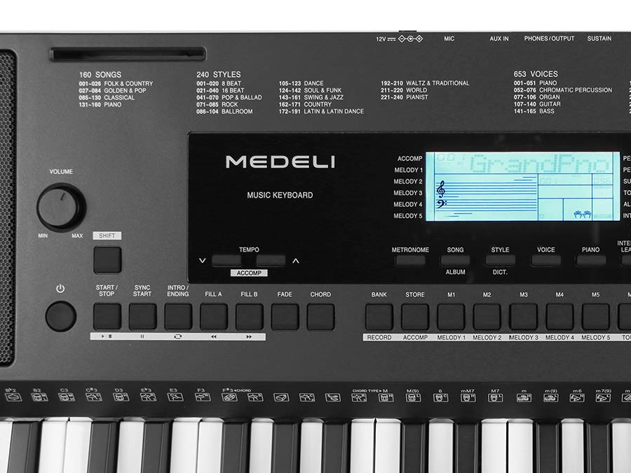 Medeli M361 keyboard 61 toetsen