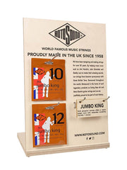 Rotosound RS-CTD-01 toonbankdisplay "set van de maand" met bordjes en haken