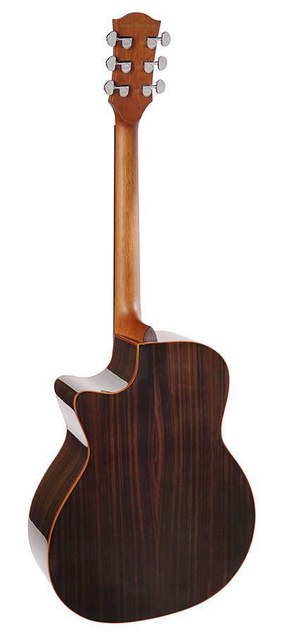 Richwood SWG-150W-CE Master Series handgemaakte gitaar "Songwriter R WIDE", massief sparren en palissander, cutaway