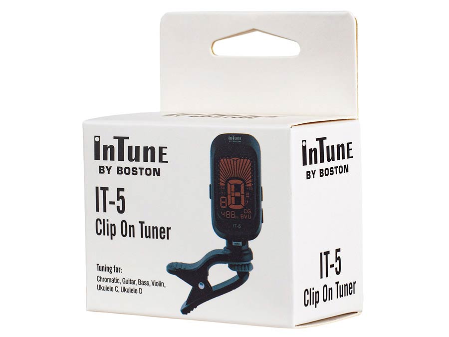 Boston IT-5 Intune Series Chromatische Cliptuner