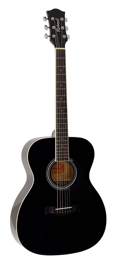 Richwood RA-12-BK Artist Series akoestische gitaar, auditorium model, zwart