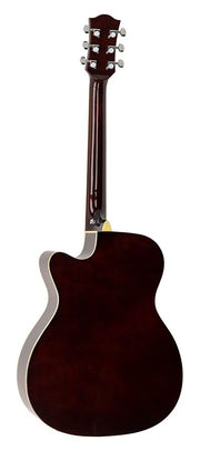 Richwood RA-12-CESB Artist Series akoestische gitaar, auditorium model, actieve EQ, sunburst