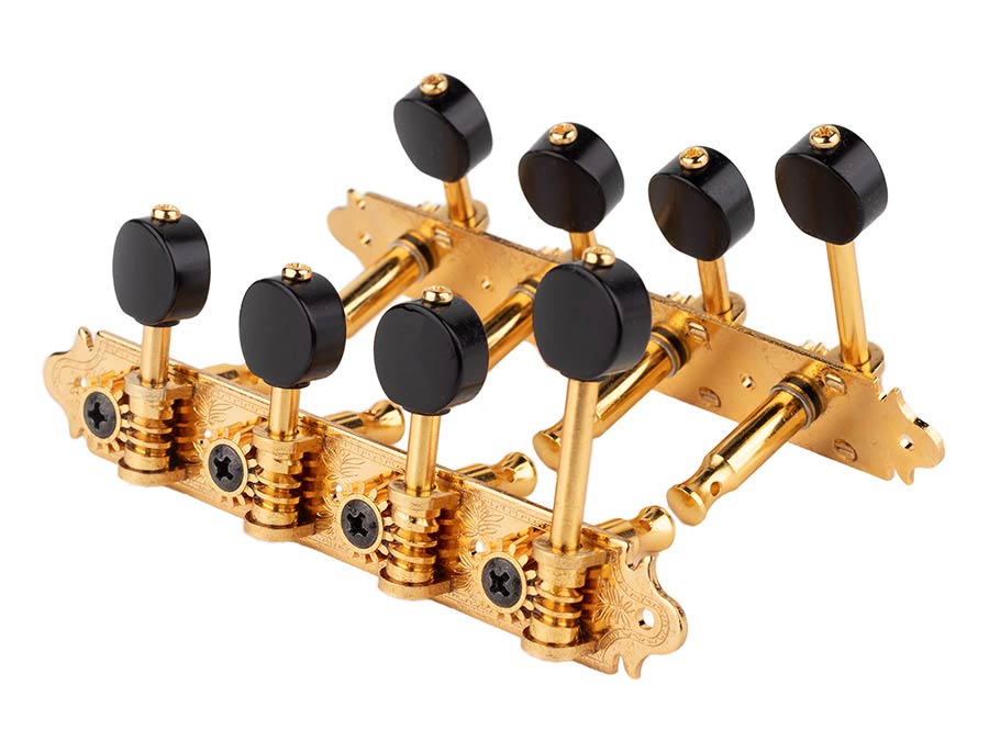 Gotoh - GTH15790 - MF40 F machine heads for mandolin, with MB buttons, gold