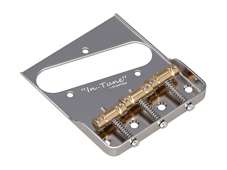 Gotoh - GTH12547 - BS-TC1S bridge-tailpiece T-model with brass saddles, nickel