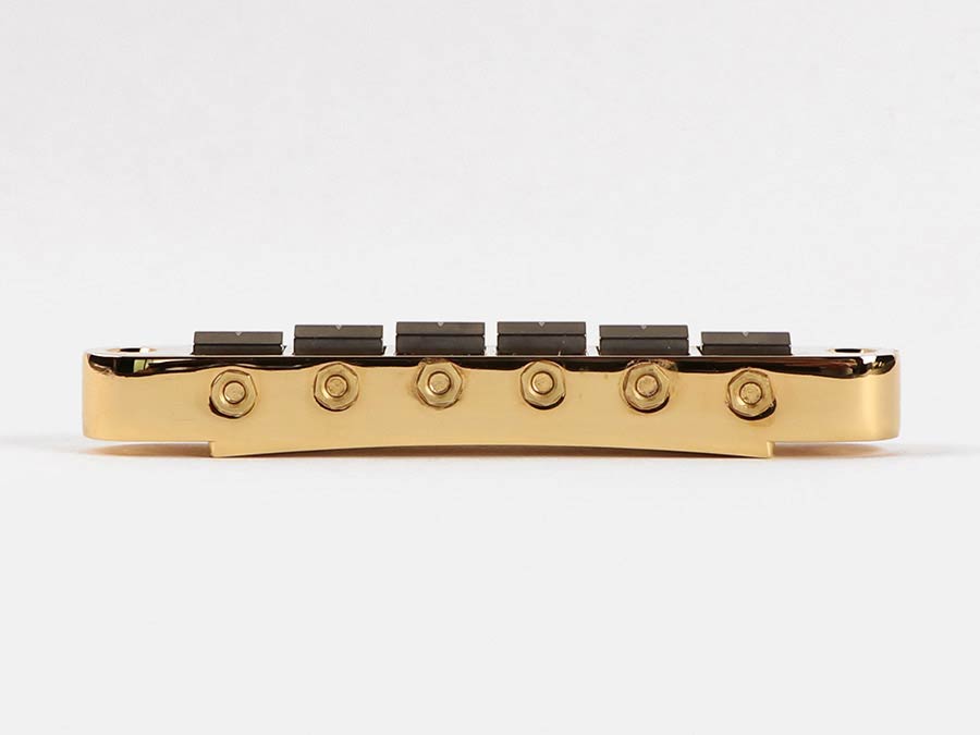 Gotoh - GTH12681 - Ti103B-T guitar bridge with titanium saddles, gold afbeelding 2