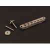 Gotoh - GTH12648 - GE104B guitar bridge tune-o-matic, vintage 11mm saddle travel, vintage posts, aged nickel afbeelding 3