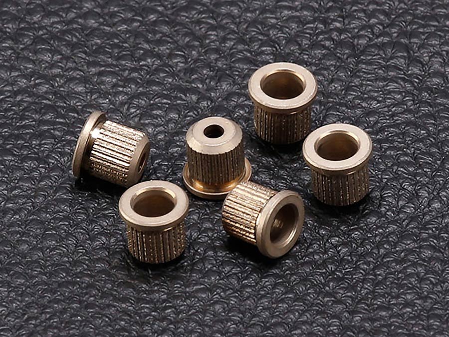 Gotoh - GTH15923 - TLB-1 string ferrules, 6 pcs, aged nickel