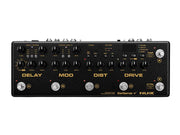 NUX: gitaar multi effect pedaal, analoge overdrive + distortion, digitale modulatie +delay, midi control