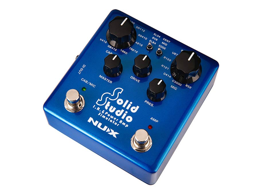 NUX: versterker cabinet en microfoon simulator pedaal, SOLID STUDIO